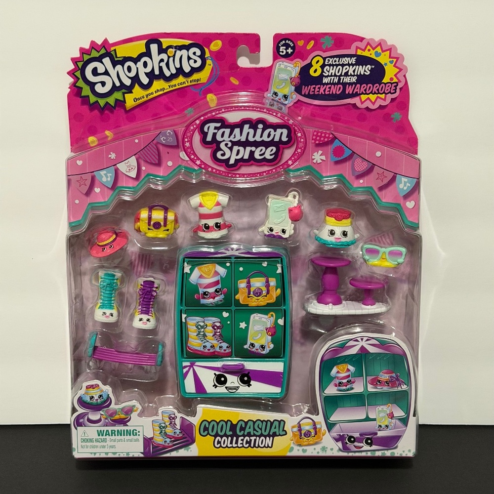 Shopkins Fashion Spree: Cool Casual Collection (8 Exclusive Shopkins)